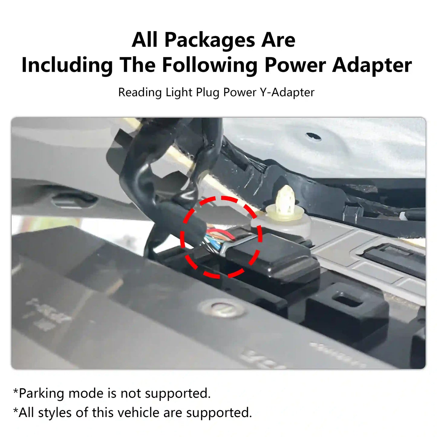 Dashcam Power Adapter 16 Pin  Custom for Honda select Pilot 2016-2022