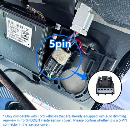 Dashcam Power Adapter Custom for Ford 5 Pin  for Mustang Mache Explorer Edge Expedition