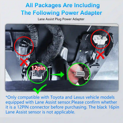 Dashcam Power Adapter for Toyota/Lexus
