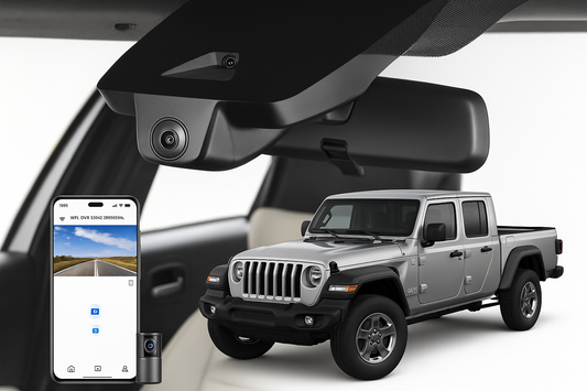 Mangoal 2020 Jeep Gladiator Pickup dash cam | OEM Fitment Commercial Dash Cam | Mangoal