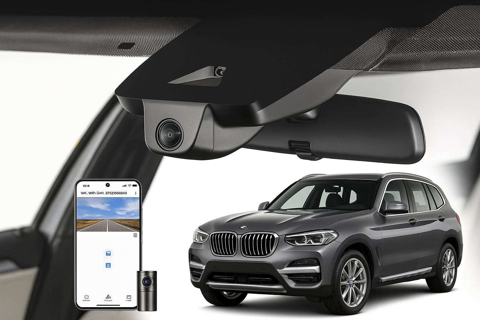 OEM Look Dash Cam for 2020 BMW X3 SUV | Factory Direct