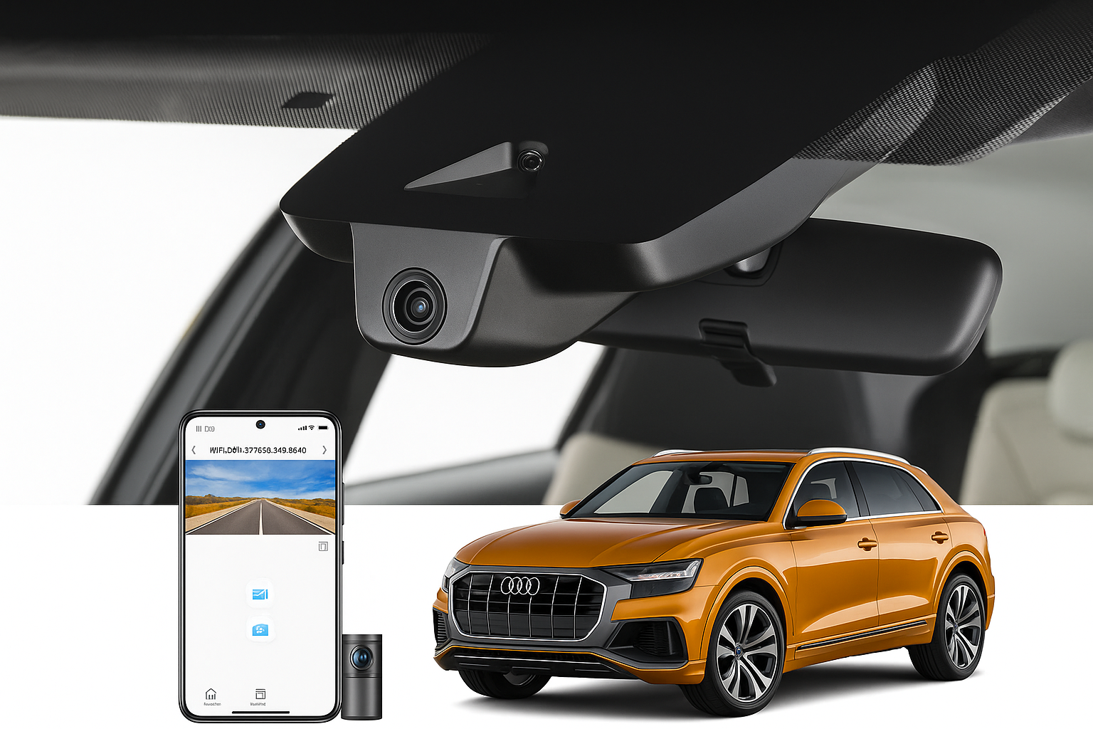 Factory Style Fleet Camera for 2020 Audi Q8 SUV | Bulk Supplier