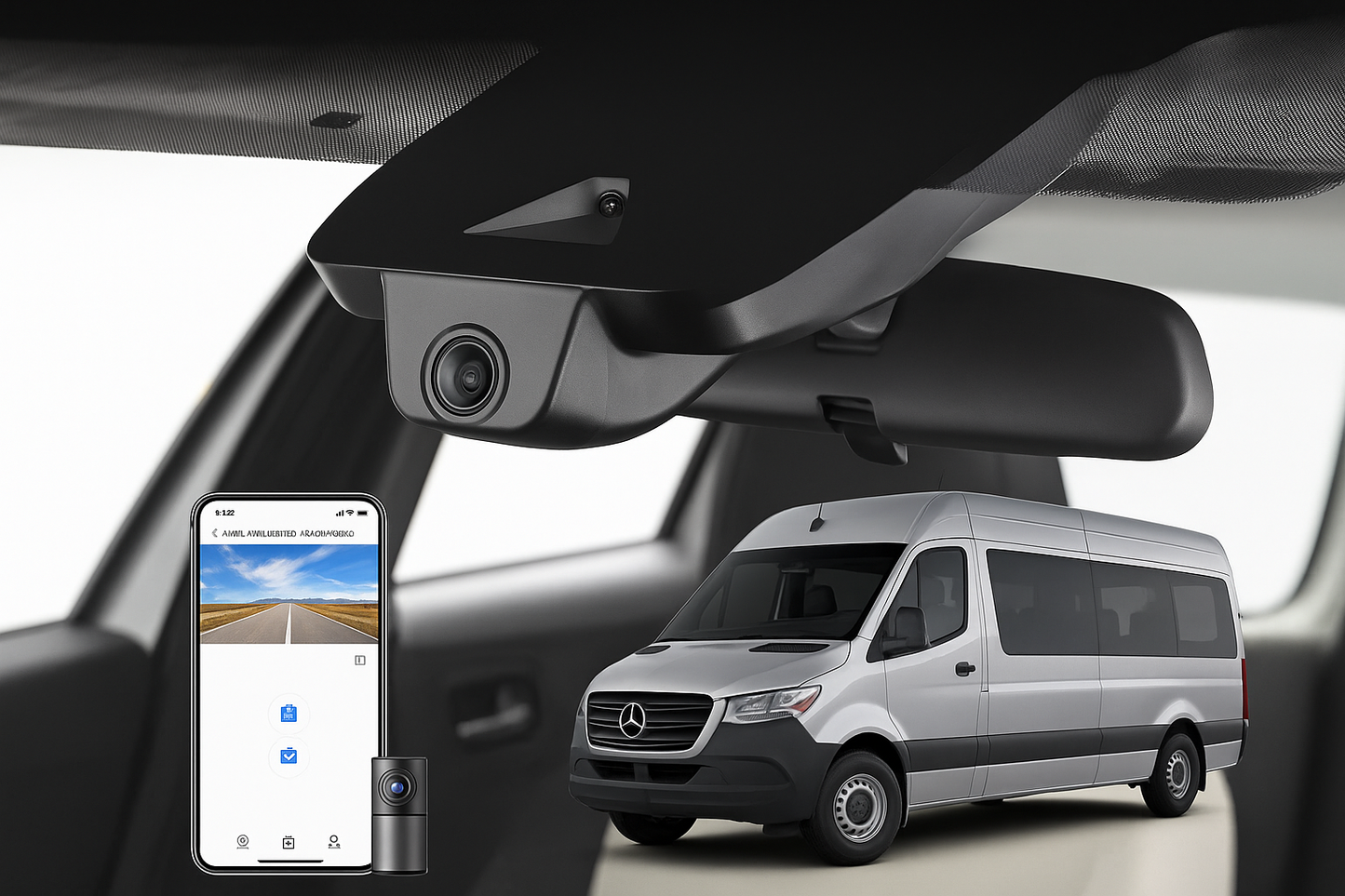 Mangoal Stealth Install Automotive Camera for 2020 Freightliner Sprinter 2500 Passenger Van/Minivan | Aftermarket Supplier