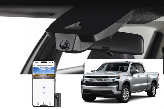 Mangoal Integrated Look Commercial Dash Cam for 2020 Chevrolet Silverado 1500 Crew Cab Pickup | Factory Direct
