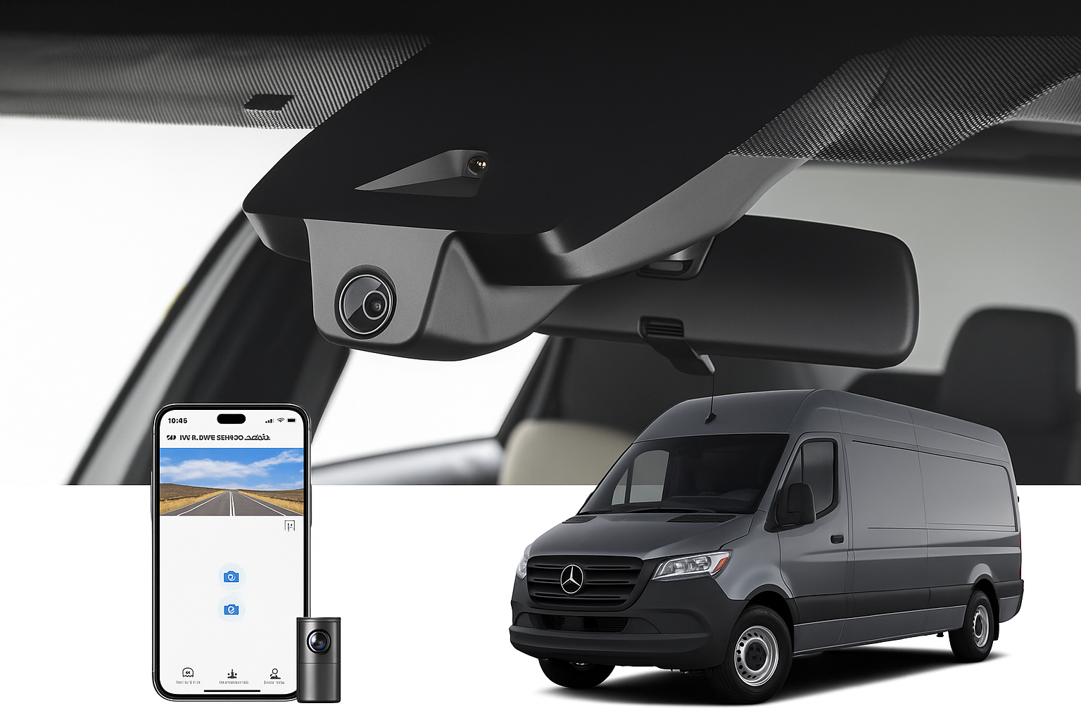 Mangoal Factory Fit Dash Camera for 2020 Freightliner Sprinter 3500 Cargo Van/Minivan | Wholesale