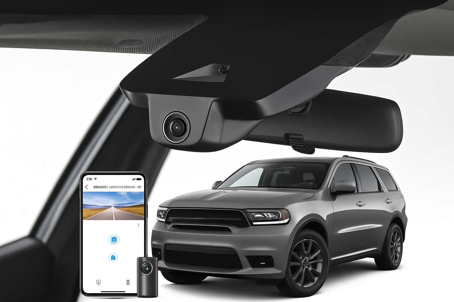 Mangoal Discrete Mount Dash Camera for 2020 Dodge Durango SUV | Bulk Supplier