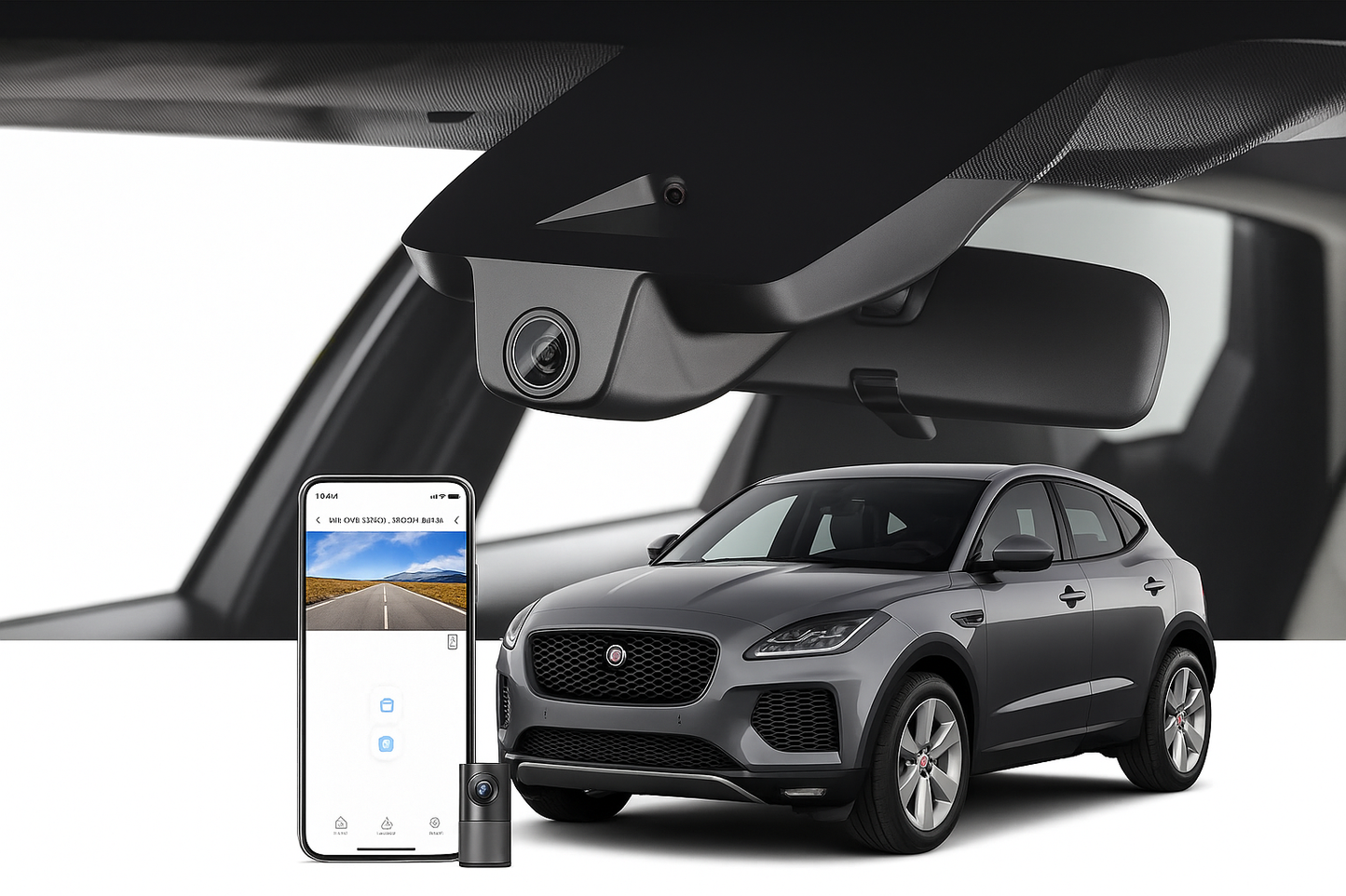 Mangoal 2020 Jaguar E-PACE SUV dash cam | OEM Look Hardwired Dash Cam | Mangoal