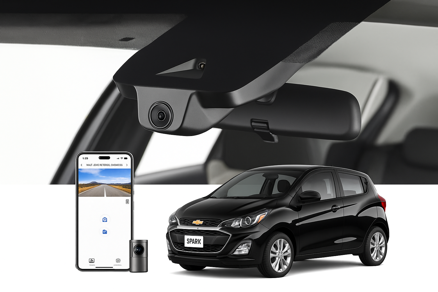Mangoal OEM Fitment Dash Cam for 2020 Chevrolet Spark Hatchback | Bulk Order