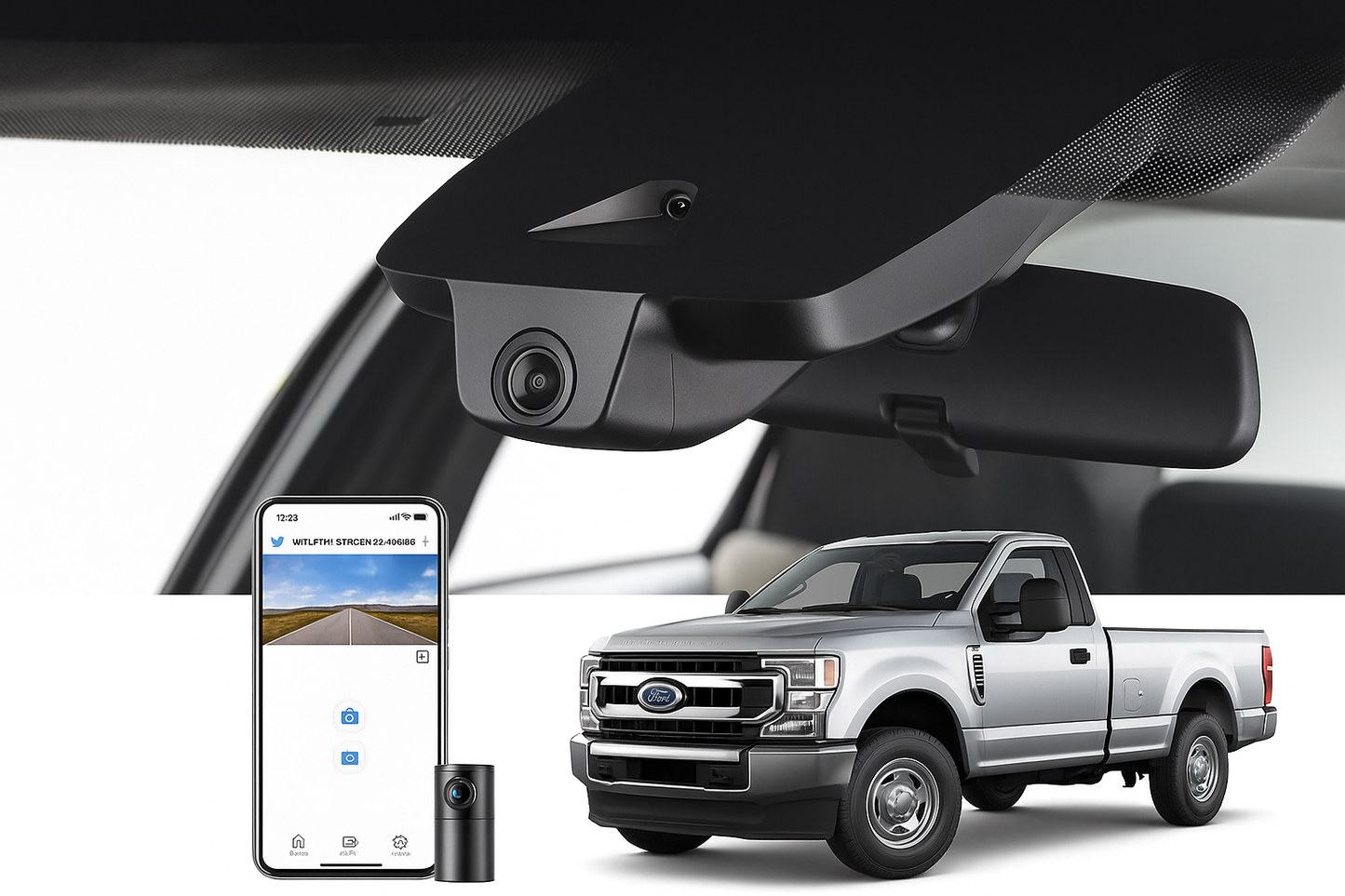 Mangoal OEM Look Vehicle Camera System for 2020 Ford F250 Super Duty Regular Cab Pickup | Wholesale