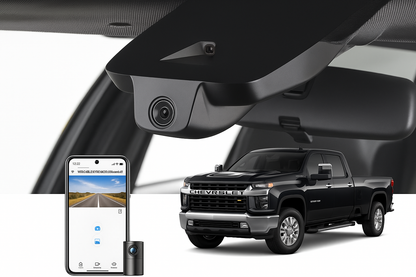 Mangoal Stealth Install Fleet Dash Cam for 2020 Chevrolet Silverado 3500 HD Crew Cab Pickup | Car Electronics Distributor