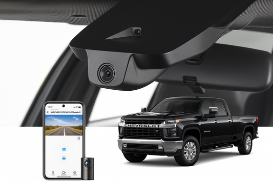 Mangoal Stealth Install Fleet Dash Cam for 2020 Chevrolet Silverado 3500 HD Crew Cab Pickup | Car Electronics Distributor