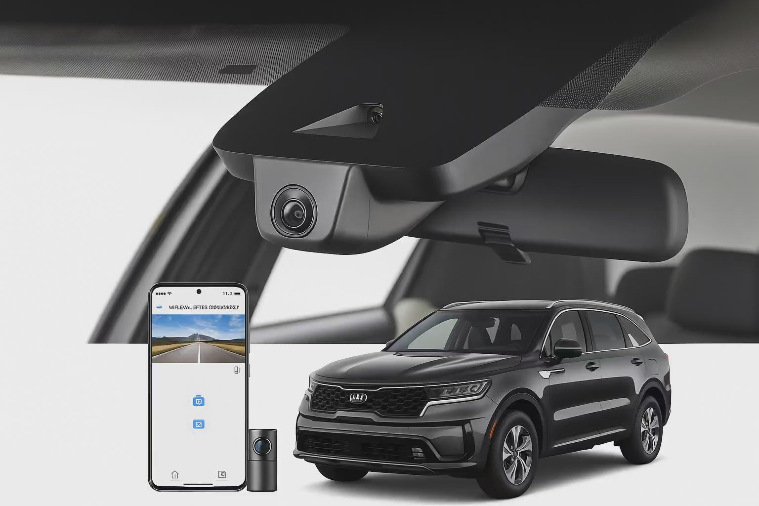Mangoal 2020 Kia Sorento SUV dash cam | OEM Style Car DVR System | Mangoal