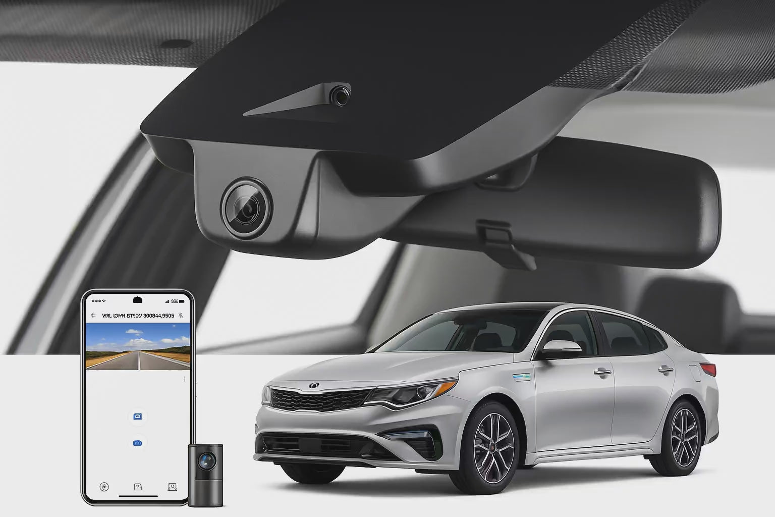 Mangoal 2020 Kia Optima Plug-in Hybrid Sedan dash cam | Factory Fit Dash Camera | Mangoal