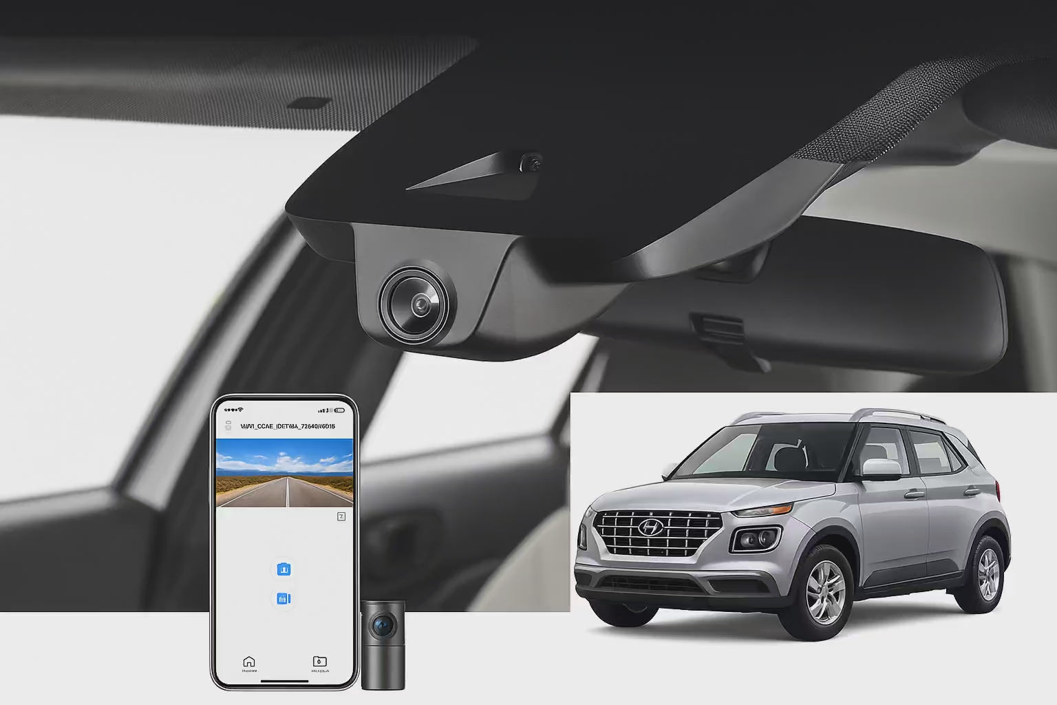 Mangoal 2020 Hyundai Venue SUV dash cam | Flush Mount Dash Camera | Mangoal
