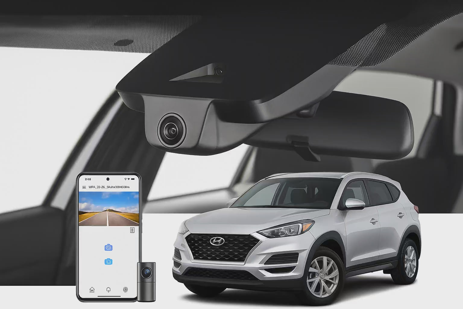 Mangoal 2020 Hyundai Tucson SUV dash cam | Discrete Mount Automotive Camera | Mangoal