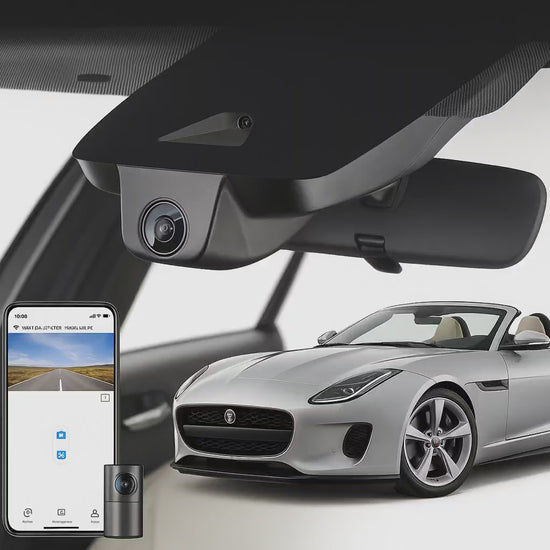 Mangoal 2020 Jaguar F-TYPE Coupe Convertible dash cam | Integrated Look Fleet Dash Cam | Mangoal