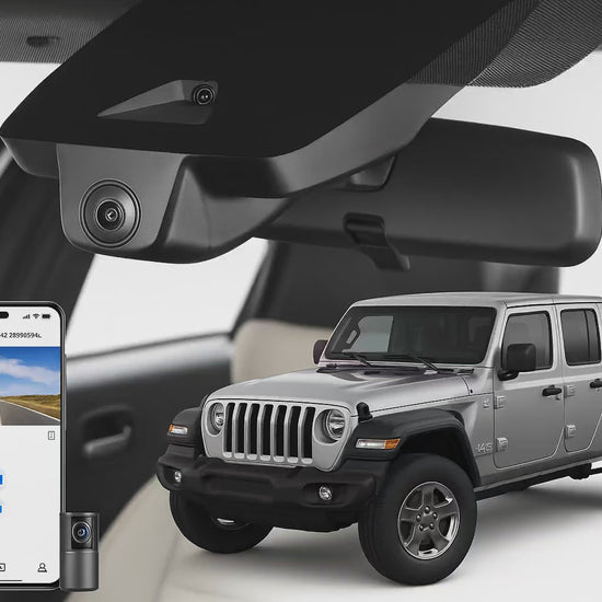 Mangoal 2020 Jeep Gladiator Pickup dash cam | OEM Fitment Commercial Dash Cam | Mangoal