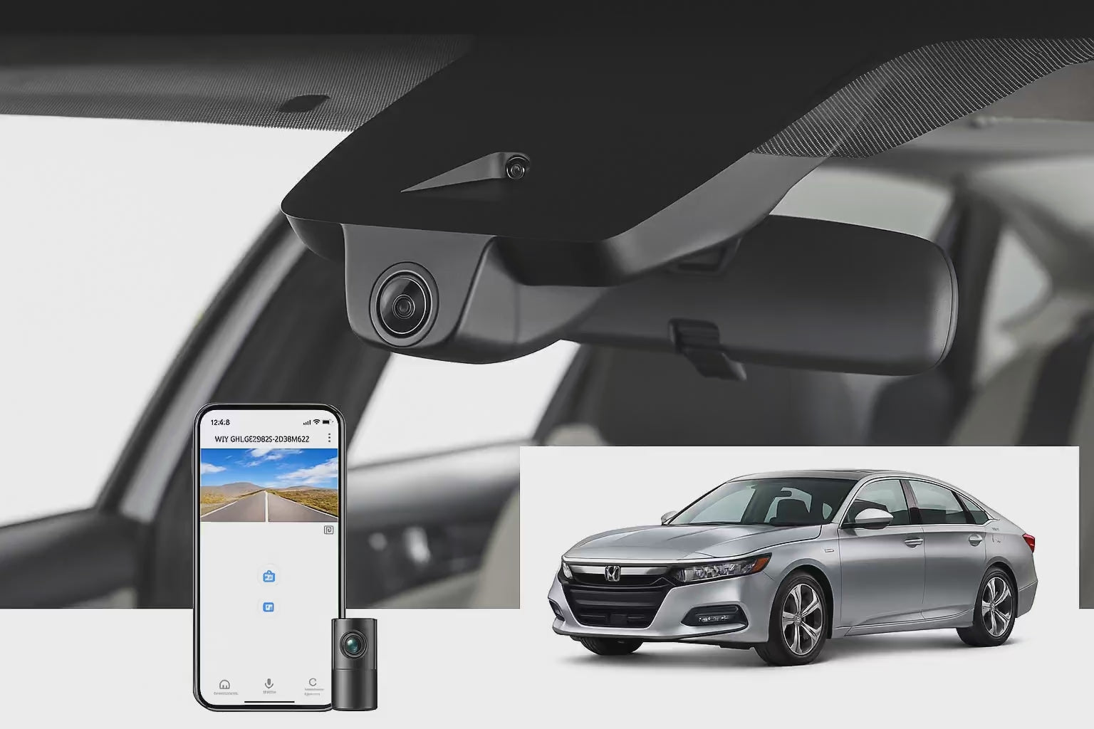 Mangoal Integrated Look Car DVR System for 2020 Honda Accord Hybrid Sedan | Bulk Supplier