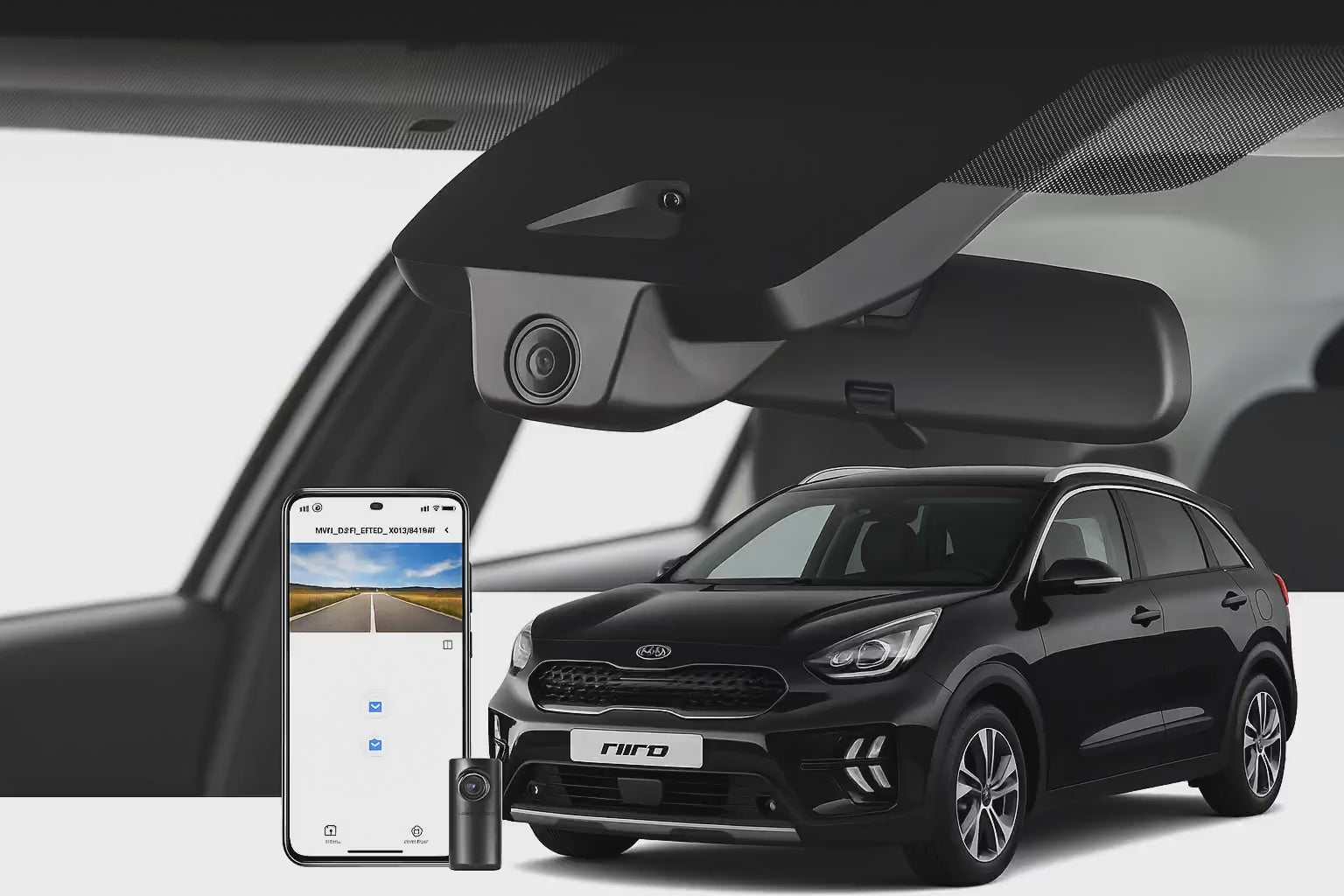 Mangoal 2020 Kia Niro Wagon dash cam | Factory Style Fleet Camera | Mangoal