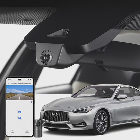 Mangoal 2020 INFINITI Q60 Coupe dash cam | Factory Style Dash Camera | Mangoal