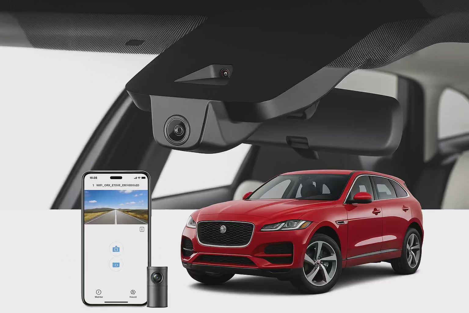 Mangoal 2020 Jaguar F-PACE SUV dash cam | Stealth Install Dash Cam | Mangoal