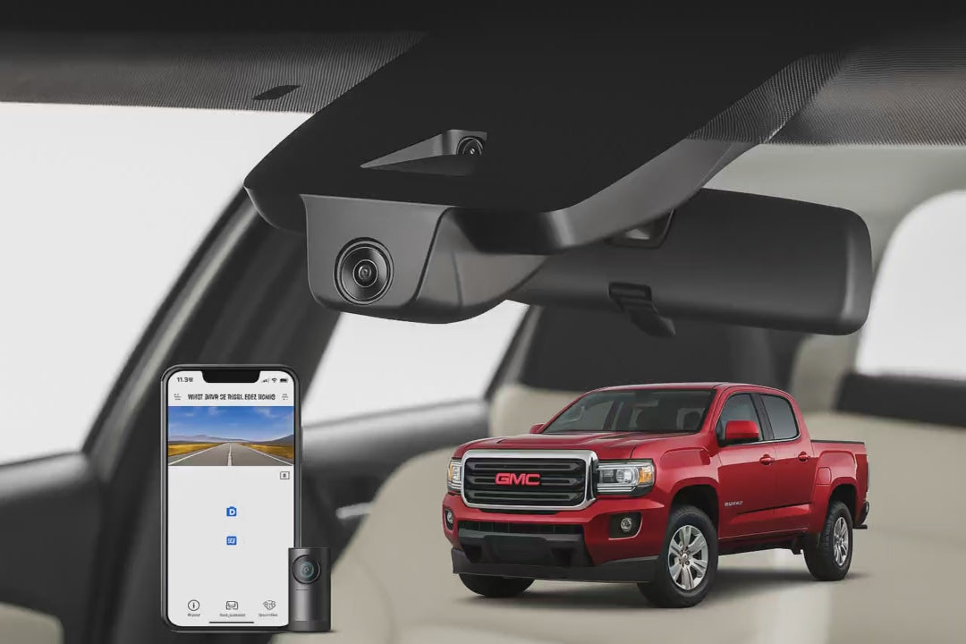 Mangoal 2020 GMC Canyon Crew Cab Pickup dash cam | Flush Mount Commercial Dash Cam | Mangoal