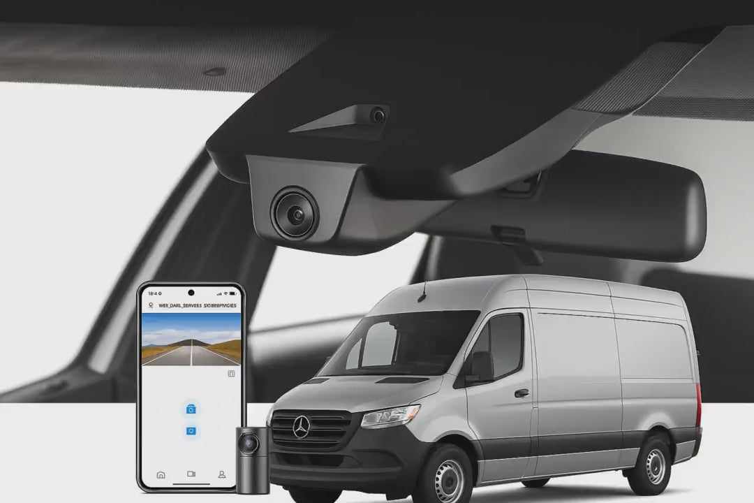Mangoal Stealth Install Dash Camera for 2020 Freightliner Sprinter 2500 Cargo Van/Minivan | Aftermarket Supplier