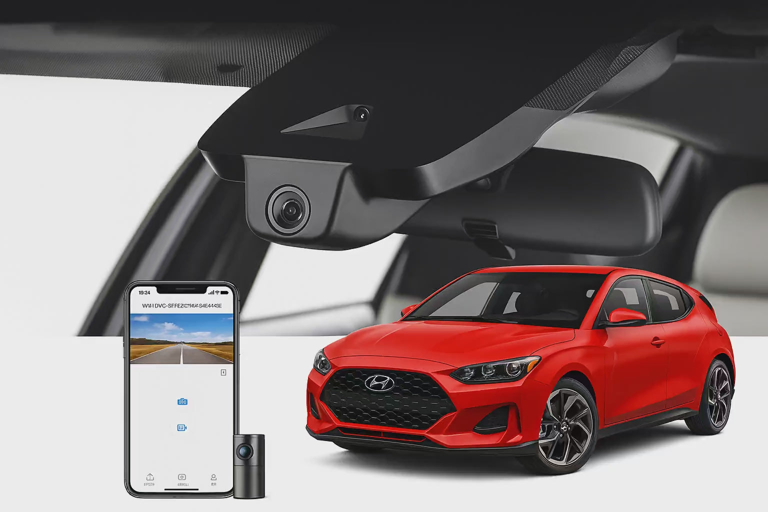 Mangoal 2020 Hyundai Veloster Coupe dash cam | Factory Fit Vehicle Camera System | Mangoal