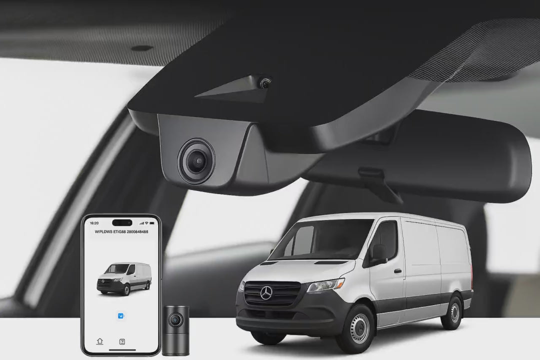 Mangoal Flush Mount Dash Cam for 2020 Freightliner Sprinter 3500 Crew Van/Minivan | Car Electronics Distributor