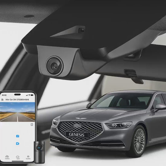 Mangoal 2020 Genesis G90 Sedan dash cam | Flush Mount Hardwired Dash Cam | Mangoal