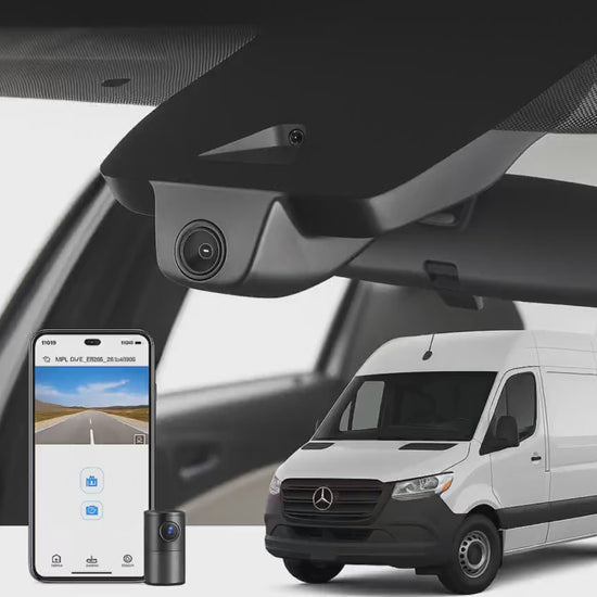 Mangoal Stealth Install Hardwired Dash Cam for 2020 Freightliner Sprinter 4500 Crew Van/Minivan | Wholesale