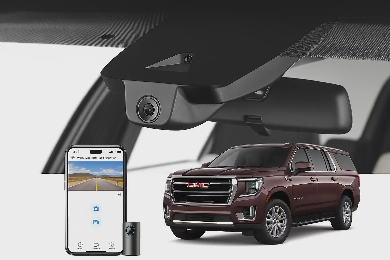Mangoal 2020 GMC Yukon XL SUV dash cam | Integrated Look Fleet Dash Cam | Mangoal