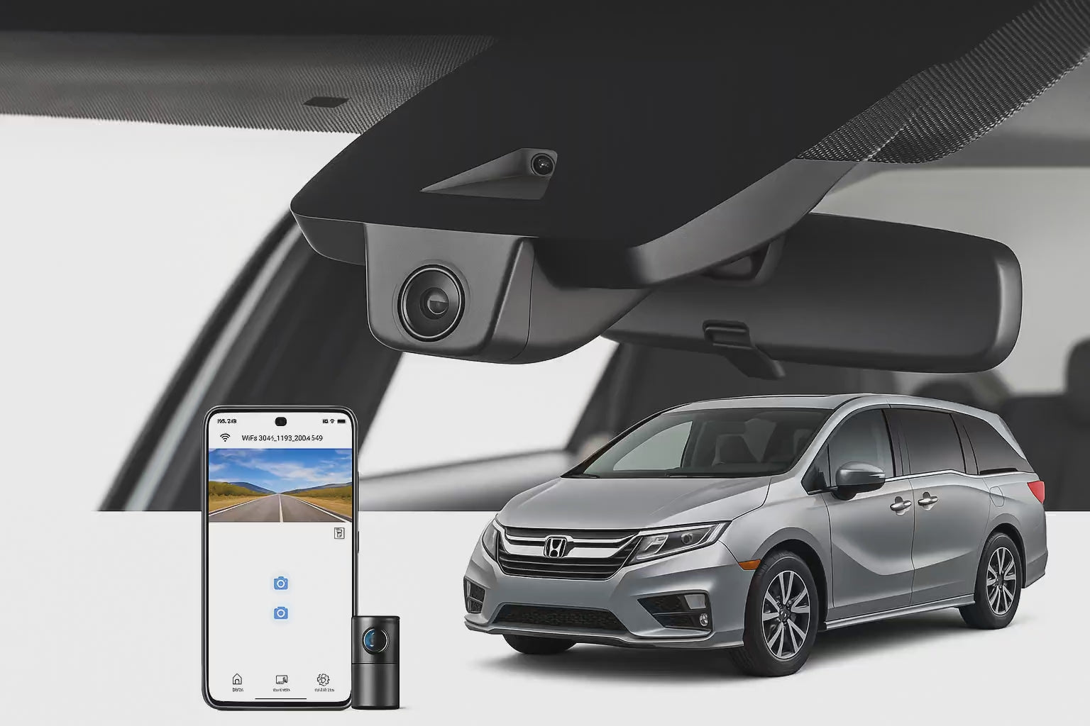 Mangoal 2020 Honda Odyssey Van/Minivan dash cam | OEM Style Fleet Dash Cam | Mangoal