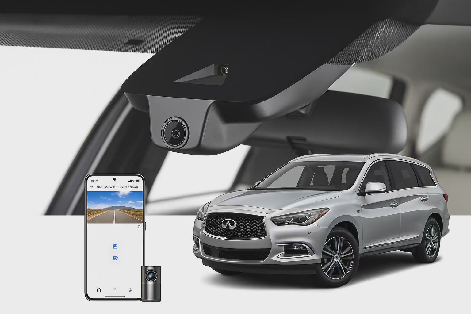 Mangoal 2020 INFINITI QX60 SUV dash cam | OEM Style Dash Cam | Mangoal