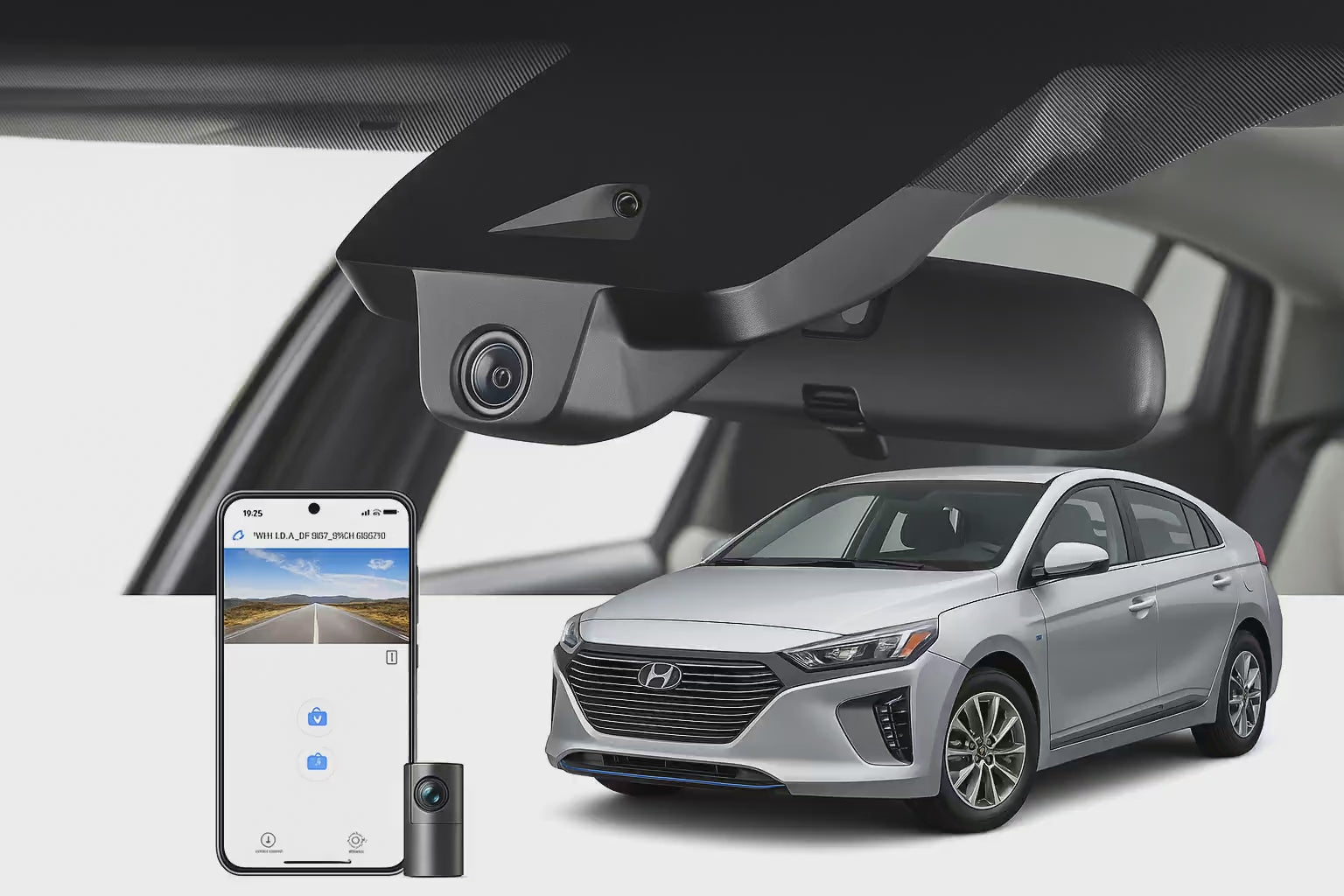Mangoal 2020 Hyundai Ioniq Hybrid Hatchback dash cam | OEM Style Dash Cam | Mangoal