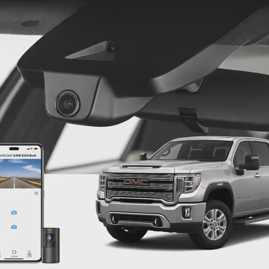 Mangoal 2020 GMC Sierra 2500 HD Crew Cab Pickup dash cam | Discrete Mount Car DVR System | Mangoal