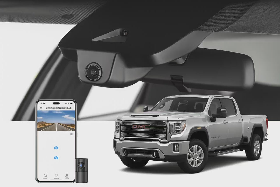 Mangoal 2020 GMC Sierra 2500 HD Crew Cab Pickup dash cam | Discrete Mount Car DVR System | Mangoal